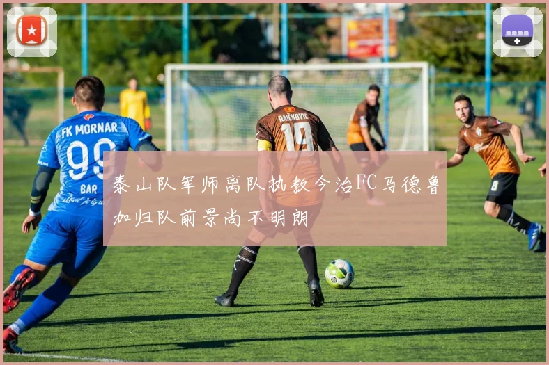 泰山队军师离队执教今治FC马德鲁加归队前景尚不明朗