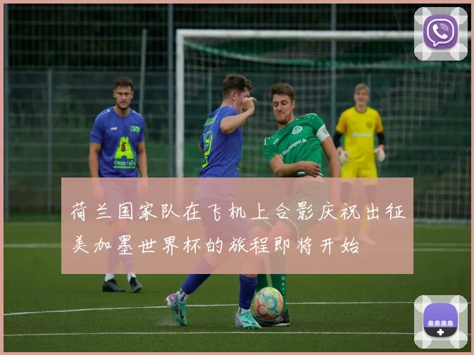 荷兰国家队在飞机上合影庆祝出征美加墨世界杯的旅程即将开始